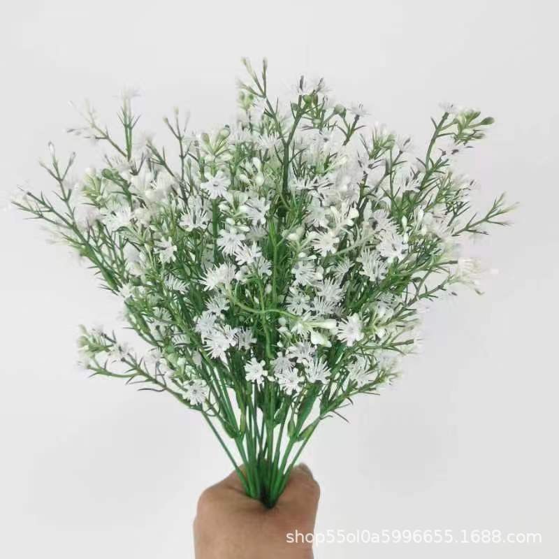 Simulación de decoraciones de bodas de la estrella del cielo, buquete de pegamento suave, sensación de simulación de flores falsas de la estrella del cielo al por mayor