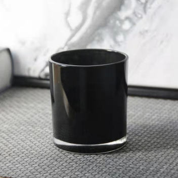 Multi-especificación vidrio vela taza aromaterapia vela tarro vacío taza Hotel fragancia vela titular impresión aerosol color frasco de vidrio