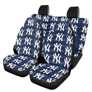 MLB New York Yankees loqolu avtomobil oturacaq örtükləri, 4 hissəli dəst