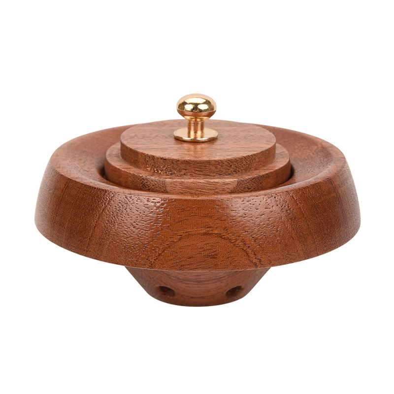 Transfronterizo de madera maciza cóctel ahumado vino ahumado contenedor cubierta whisky fragante cubierta de madera molecular cocina fragante kit fragante