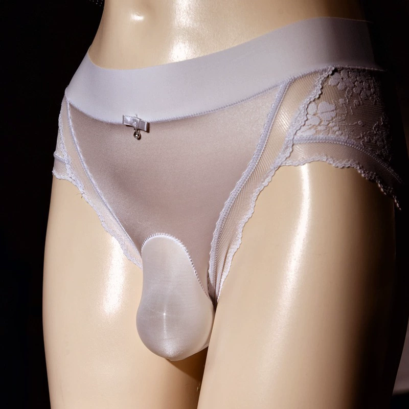 Женские ультратонкие silky кружевные стринги из сатина и кружева, плюс-сайз, несколько цветов (L–XL)