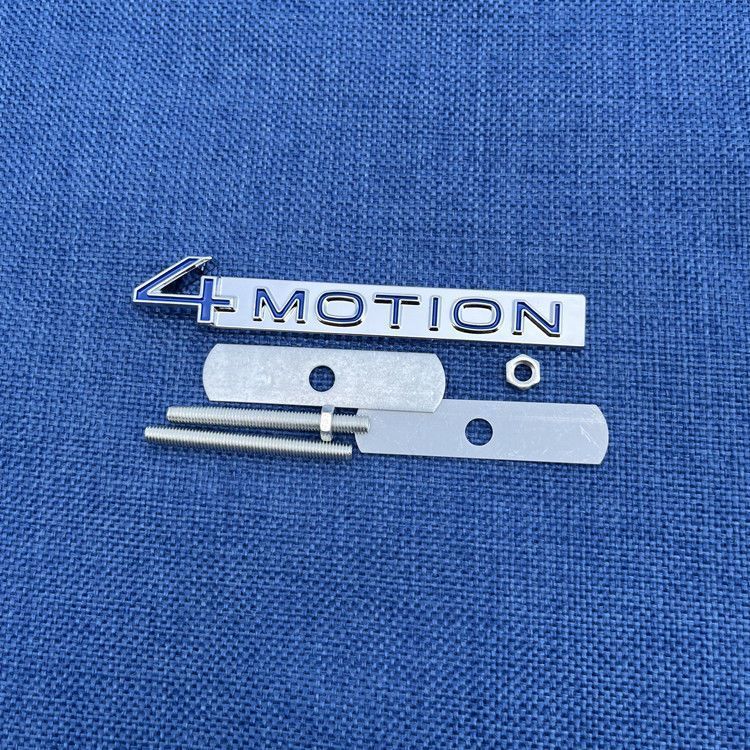 Suitable for Volkswagen Tayron X, tailgate four-wheel drive vehicle, displacement label sticker, metal car emblem, rear side decoration sticker