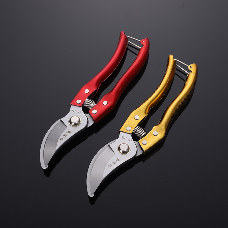Factory supply 168 pruning shears, multi-purpose fruit branch scissors, orchard tool branch cutters, gardening scissors