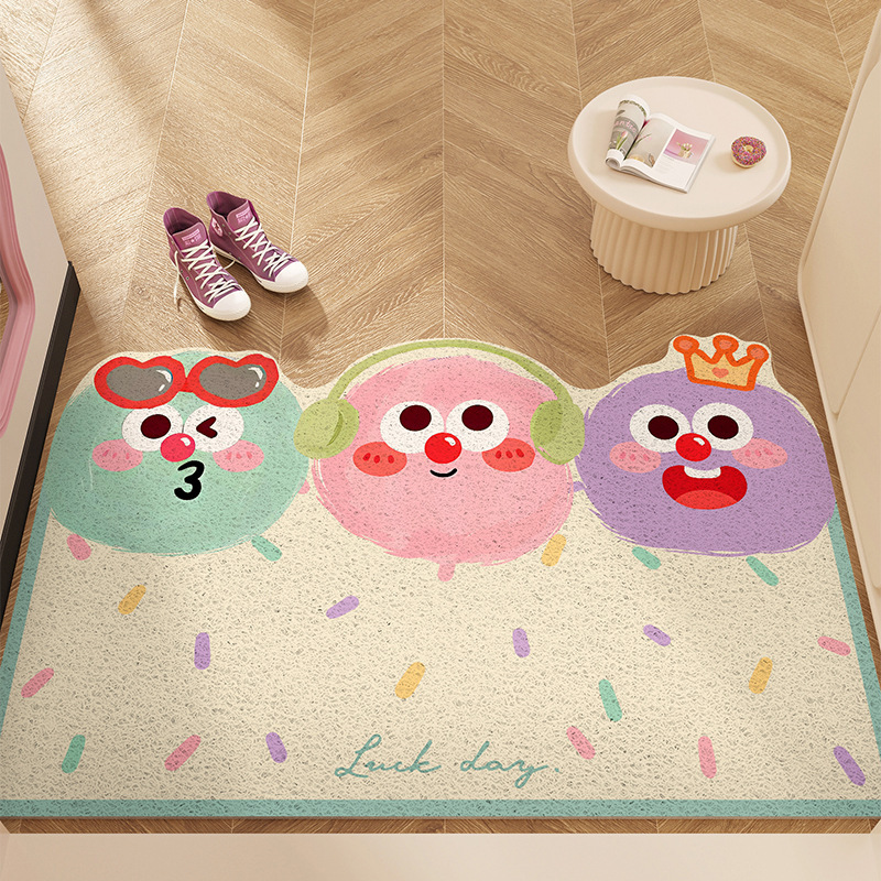 Cartoon Entrance Door Floor Mats for Home, Cuttable Anti-Slip Floor Mats, Stain-Resistant, Easy to Care For, Dust-Removing and Dirt-Rubbing Wire Loop Floor Mats Cartoon Entrance Door Floor Mats for Home, Cuttable Anti-Slip Floor Mats, Stain-Resistant, Easy to Care For, Dust-Removing and Dirt-Rubbing Wire Loop Floor Mats