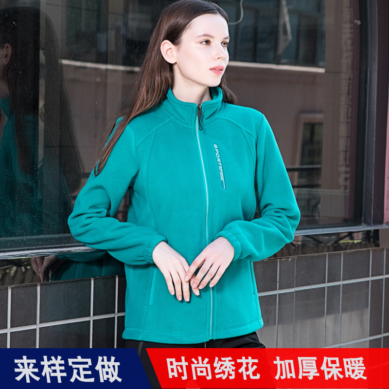 Hombres y mujeres al aire libre chaqueta de terciopelo de invierno caliente chaqueta de terciopelo de grano más terciopelo grueso a prueba de viento chaqueta casual image 11