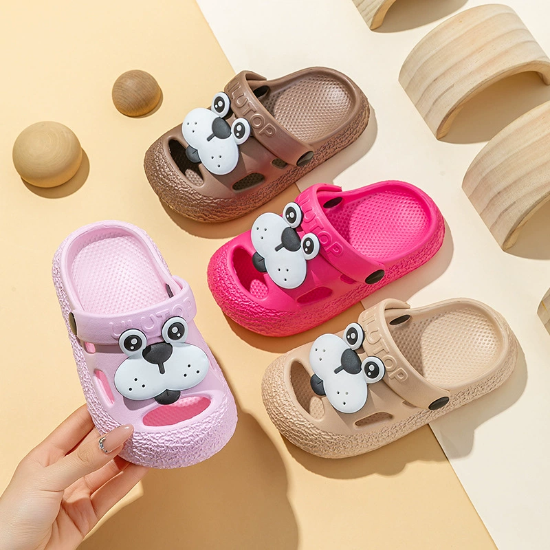 Баотоу милые мультяшные детские тапочки летняя пуля сандалии EVA Нескользящие детские носки для мальчиков и девочек холодные тапочки