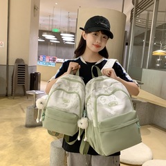 カジュアル春のお出かけリュック、子供のお出かけ旅行リュック、女子小中学生のお出かけ塾バッグ