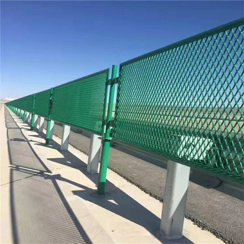围栏护栏防眩网天桥桥梁防抛网体育场铁路菱形高架桥钢板道路监狱