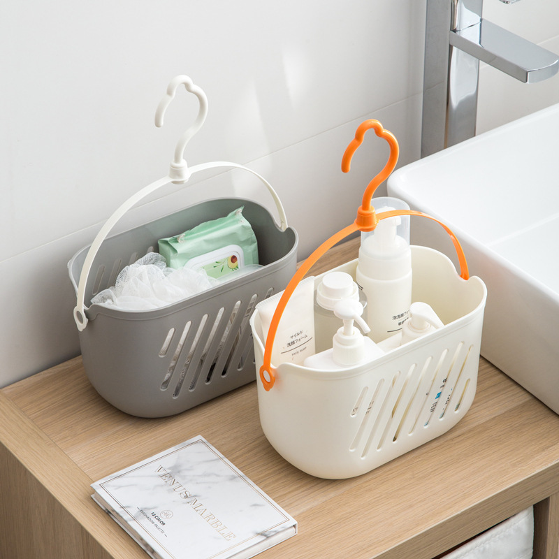 厚手の色を厚くして、浴室にフックをつけてバスケットを入れて、台所のトイレの収納バスケットを透かして収納します。|undefined