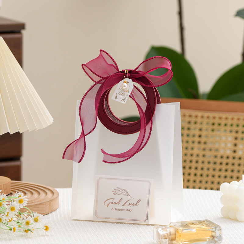 Bolsas de regalo, bolsas de mano, bolsas de regalo de mano, bolsas de regalo de cumpleaños, bolsas de regalo de día de San Valentín, bolsas pequeñas y transparentes