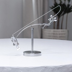 独立站爆款The Fisherman Balancing Sculpture渔夫平衡雕塑