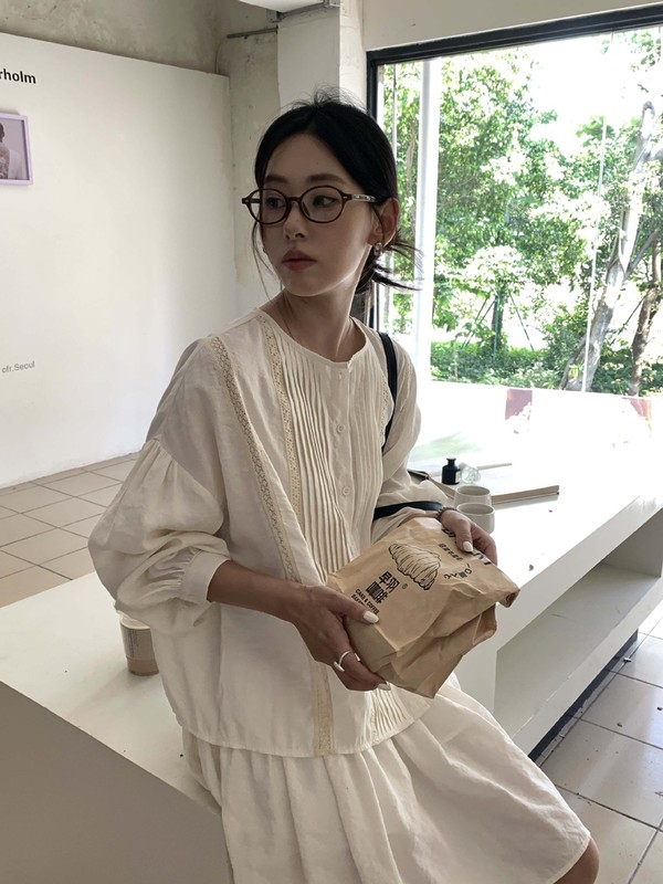 黄正韓国風甘いスタイル年齢軽減長袖シャツ夏の新しいハイウエストファッション多用途ショートスーツ 520629|undefined