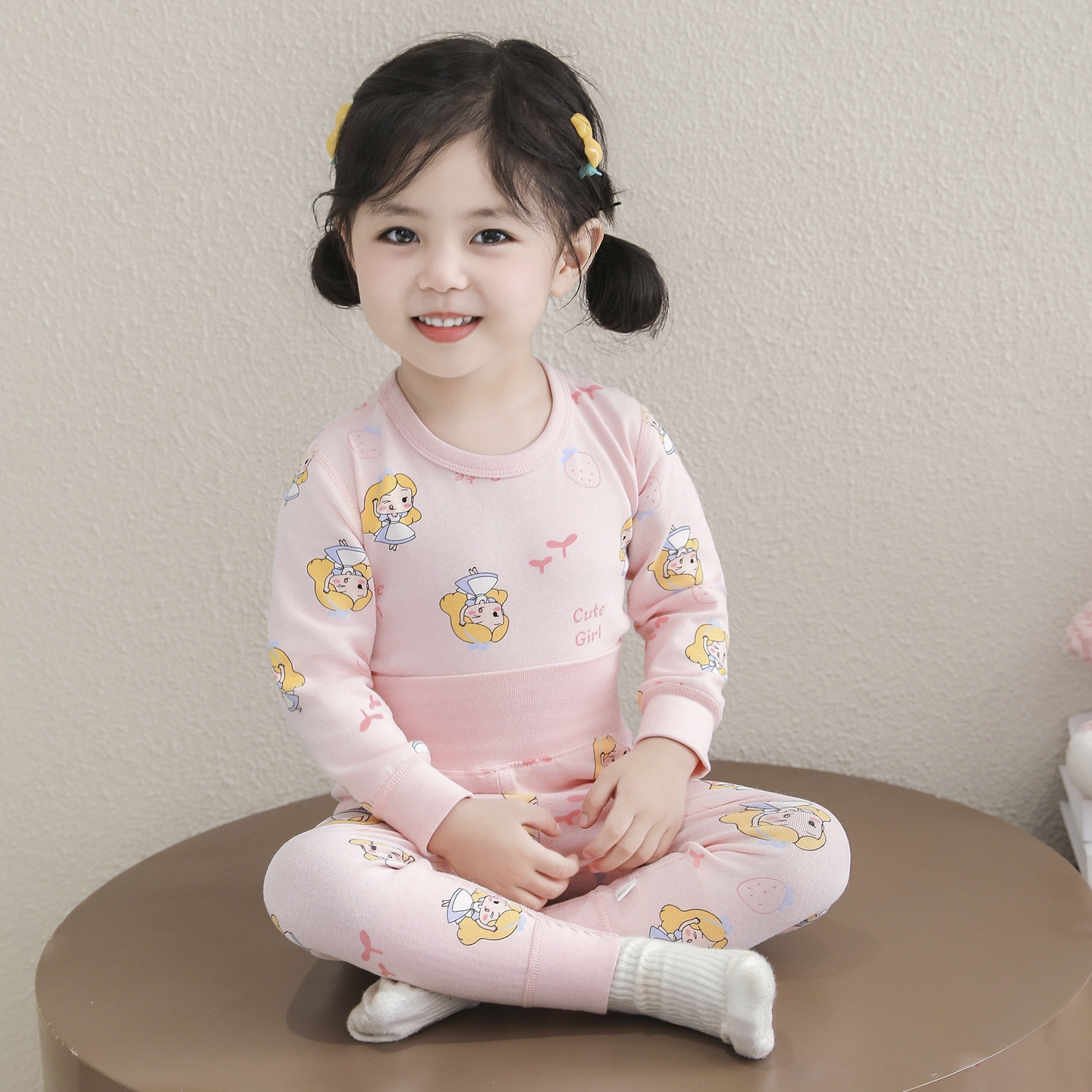 High waist - blonde girl