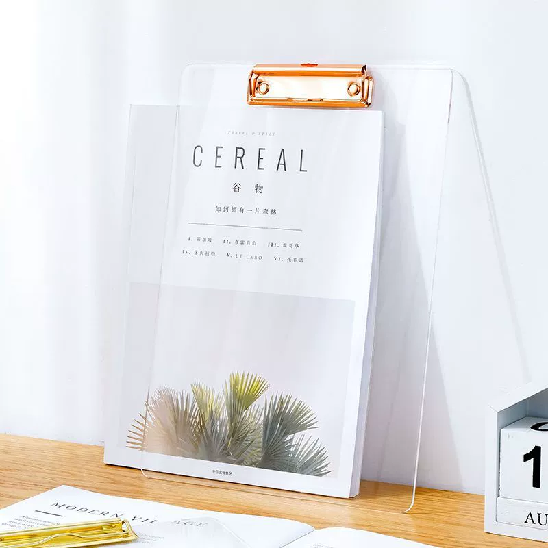 A4 Акриловая папка Plel Прозрачная записная доска Multifunctional Office Book Writing Panel Family Ploves