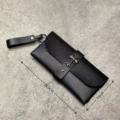 Cross Sunglasses Pouch - Black