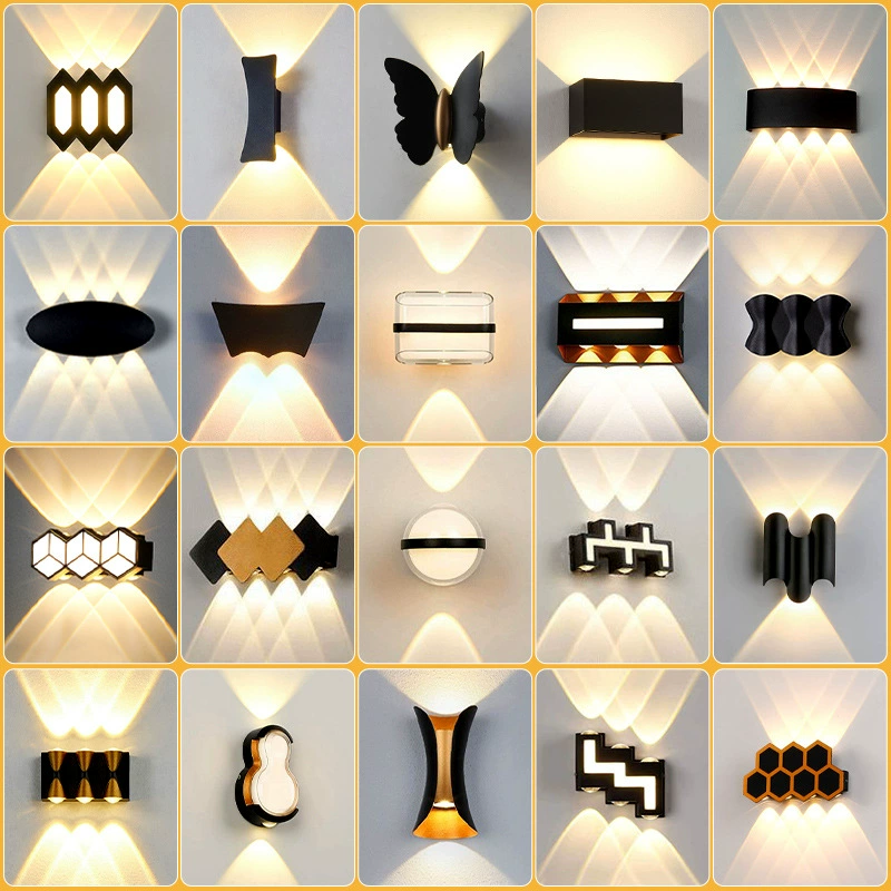 Уличный водонепроницаемый светодиодный настенный светильник, уличный фонарь, настенный светильник для двери, балкона, двора, наружного освещения, хит продаж на Amazon