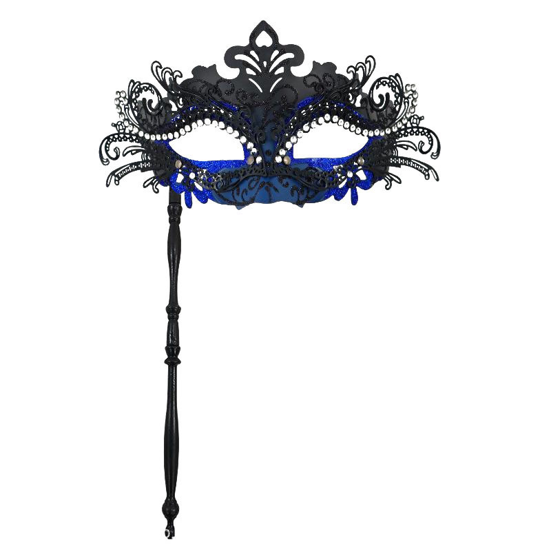 Ventas transfronterizas de metal con diamantes de cola de fiona desmontable varilla romana de mano máscara de mitad de cara juegos de cine y televisión props de interés