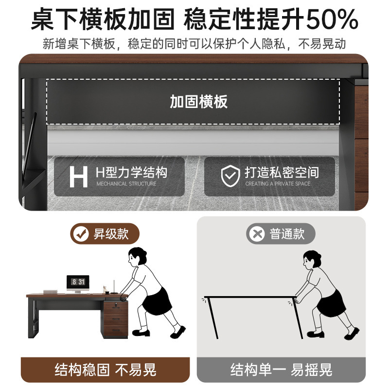 コンピュータデスクデスクトップホーム引き出し付きオフィスデスクシンプルなワークベンチ寝室学生学習ライティングデスク|undefined