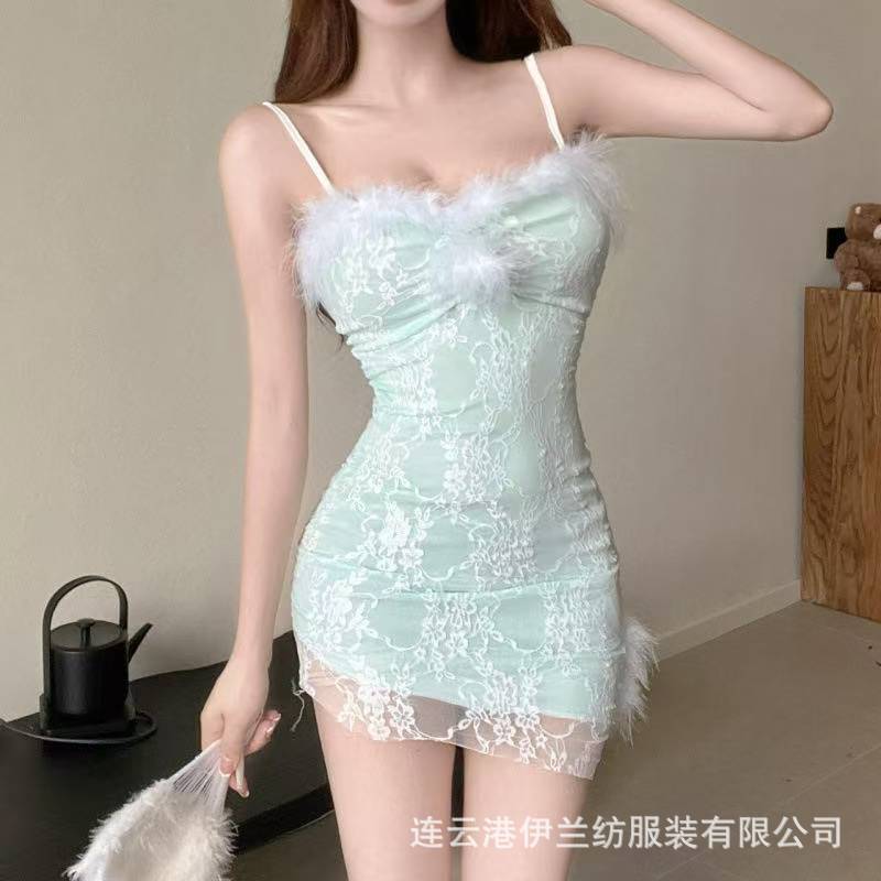 Nurse Maid Roleplay Costume Dress with Cape, Polyester Sling Uniform — detail image 4
