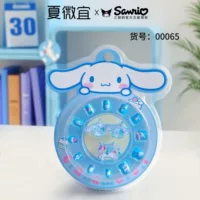 Sanrio подлинный новый детский наклейка для ногтей Kulomi Yugui собака Мелетти наклейка для ногтей маленький набор колец