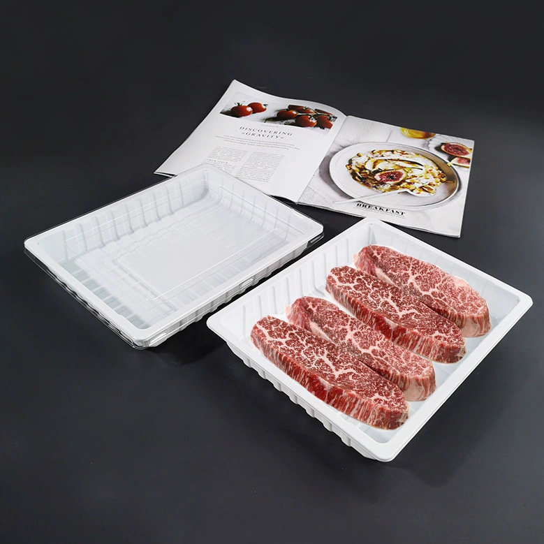 Одноразовая упаковка для морепродуктов, антифриз, упаковка для свежего мяса, ломтики говядины и баранины, упаковка для мясных рулетов, утолщенный пластик, противотуманный супермаркет, тот же стиль