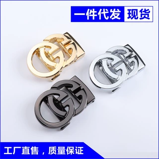 工厂批发腰带扣头直销皮带扣头抖音爆款仿钢锌合金自动扣时尚男士