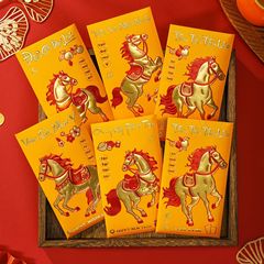 花の季節工場直販馬年ラッキーパケット 2026 馬年ベトナム赤い封筒袋ゴールデン真珠光沢のある大晦日パッケージ卸売