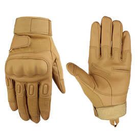 户外健身骑行手套运动防护战术防滑耐磨全指手套保暖手套工厂直销