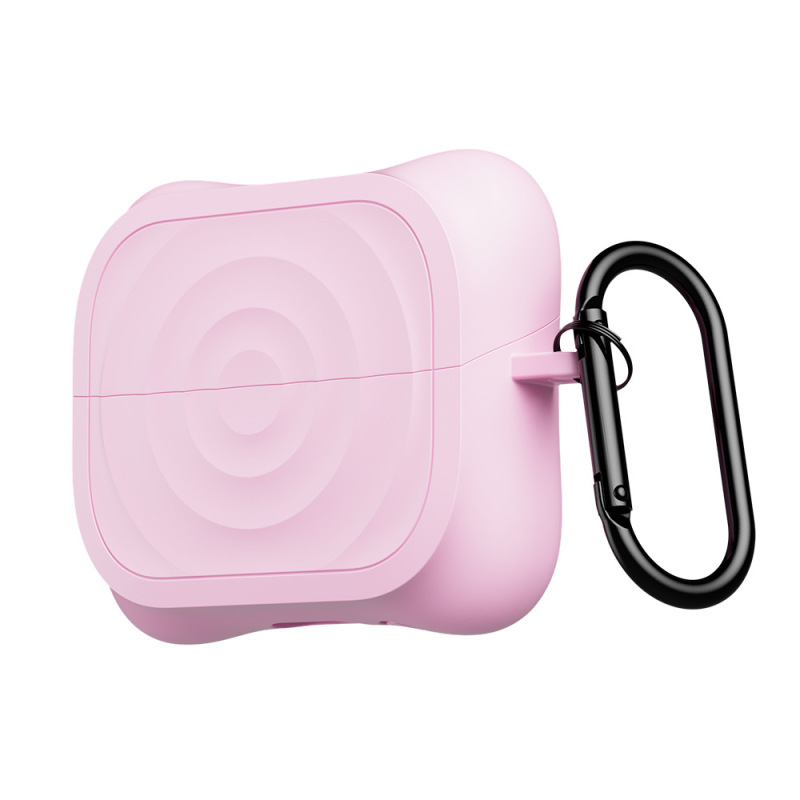 Samsung Buds3/FE対応のかわいいイヤホンケース、Pro3ソフトミストピンクウェーブ柄Samsung BUDS3イヤホンカバー|undefined
