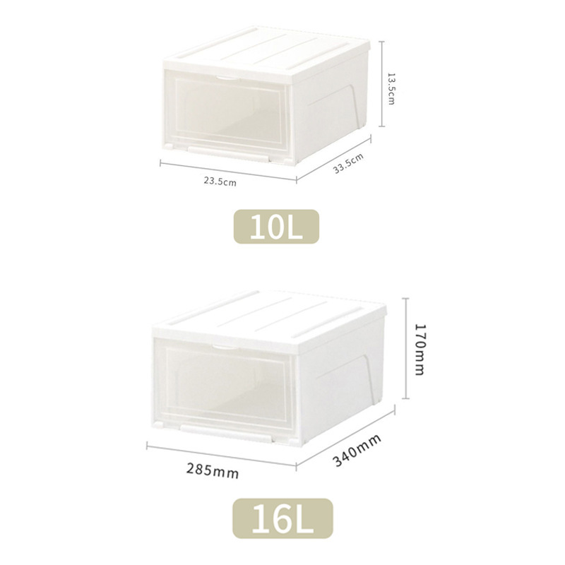 清野の木のふたをひっくり返して式の靴の棚の収納箱の靴の棚の省の空間の透明なデザインの大きい小さいサイズの靴の棚のプラスチックの靴の箱|undefined