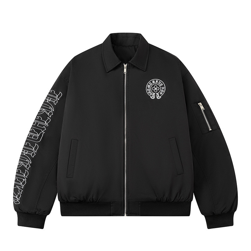 Autumn and Winter Trendy Baseball Cotton Jacket for Men and Women, Versatile Pilot Jacket, American Casual Thickened Cotton Coat