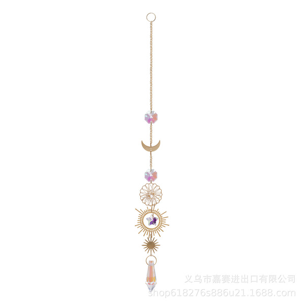 Retro golden pendant
