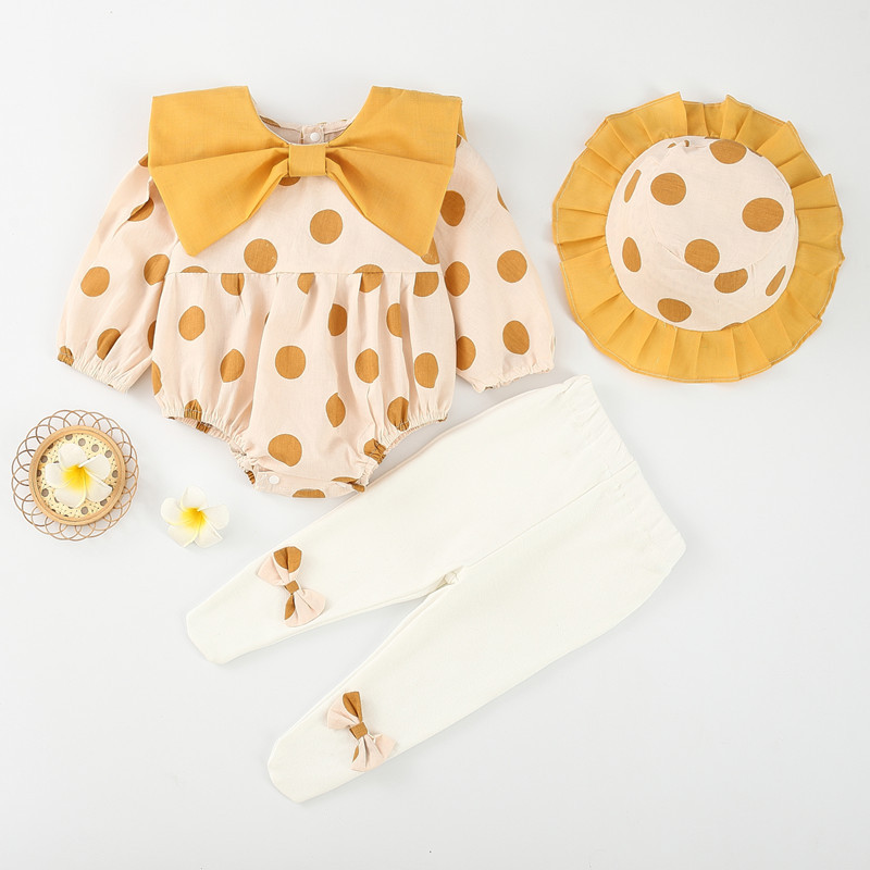 2024 년 가을 백일  포장 방귀 옷 보름달  옷 한류 포인트 순면 삼각형 하하 옷 대외 무역 폭발