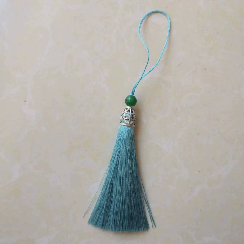 Metal bag with tassels, decorations, accessory, accessories, 8 cm