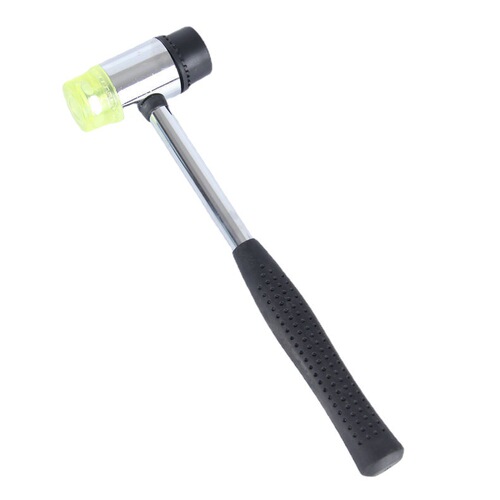 Rubber Installation Hammer, Detachable Double-Head Installation Hammer, Glass Hammer, Rubber Skin Hammer, Steel Pipe Handle Installation Hammer