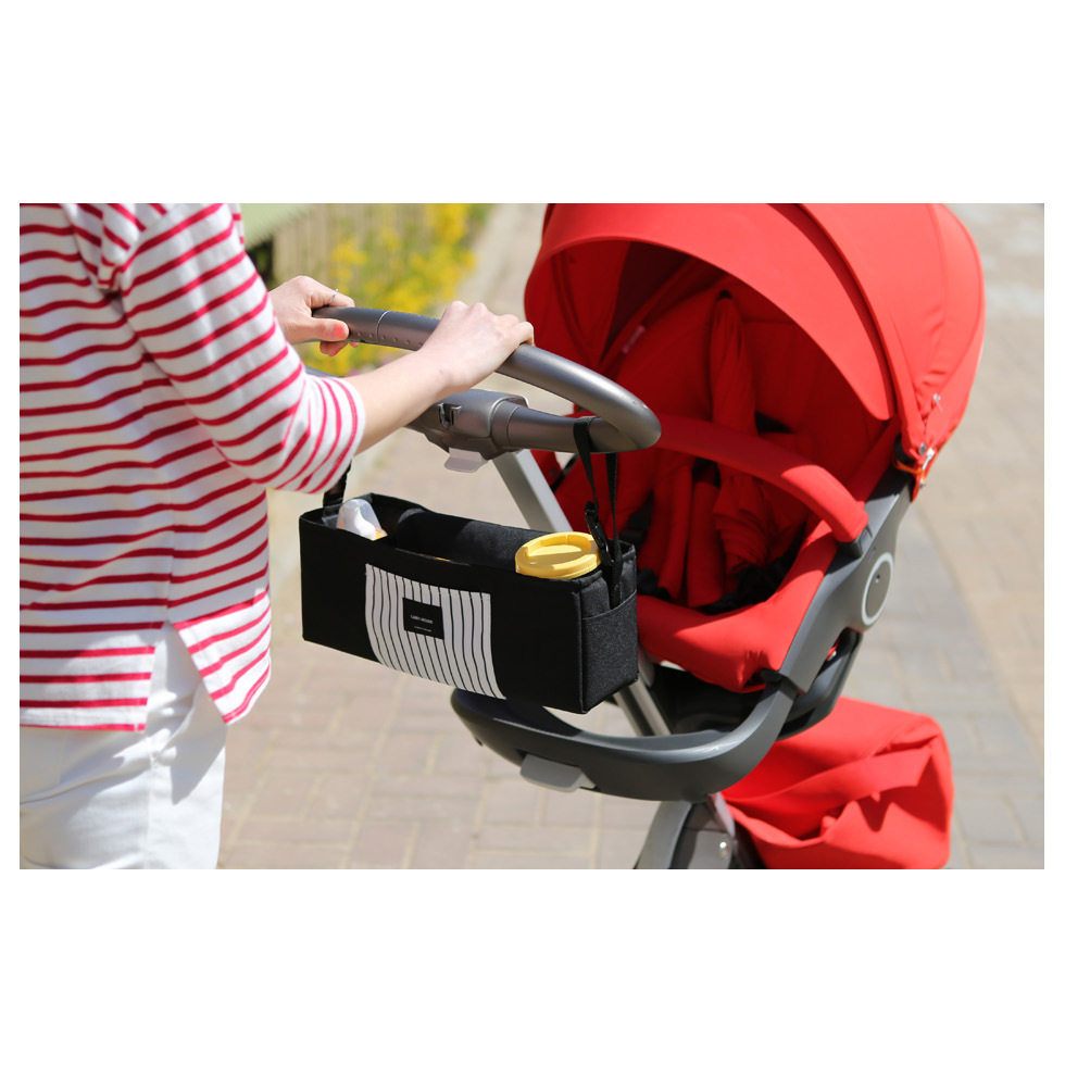 Kiss the Rain 스트라이프 유모차 걸이 가방 수납 가방 엄마 가방 수납 가방 기저귀 수납 가방