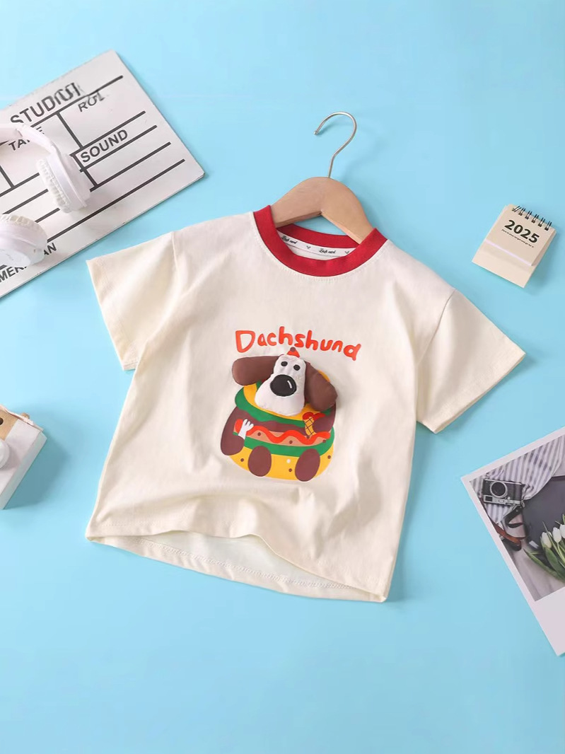 Cartoon short sleeve T-shirt