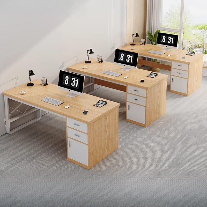 Office Desk Staff Station Simple Modern Office Desk and Chair Combination Simple Staff Workbench Home Computer Desk