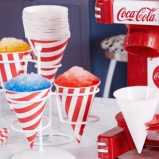 Disposable Ice Cream Ball Cup/Shredded Ice Cup/Shaved Ice Paper Cup/Sharp Paper Cup/Smoothie Cup Fruit Paper Cup Cold Drink Cup