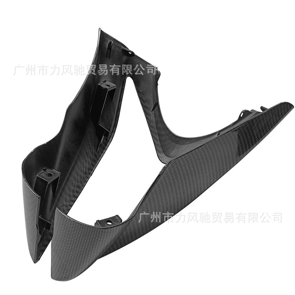 Carcasa para faro delantero adecuada para Kawasaki ER6N 2009-2011 con patrón de fibra de carbono con transferencia de agua.