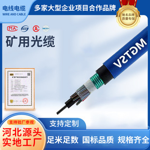 Mining Flame Retardant Optical Cable Underground Explosion-Proof Optical Fiber Mgtsv Center Beam Single-Mode Optical Fiber Optical Cable Coal Mine Communication