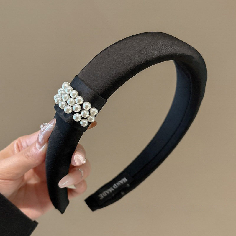 Corea del Sur, cabello de onda gris para niños, arco de arco, adornamiento de cabello de alto nivel, bandana de cabello, banda de cabello