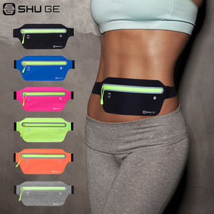 New Large Capacity Outdoor Sports Waist Bag Multifunctional Running Mobile Phone Bag Men's and Women's Fitness Equipment Waterproof Leisure Bag