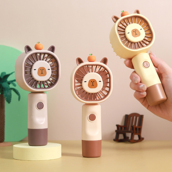 Handheld small lightweight air fan for students for traveling