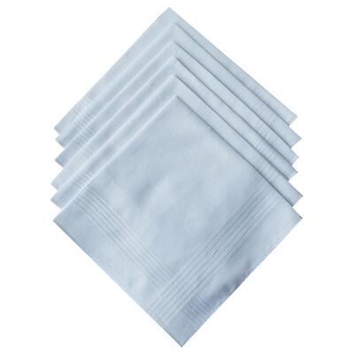 Cross border Hot Products White Handkerchief pure cotton White handkerchief Gentleman Handkerchief DIY Solid Handkerchief 1 Price
