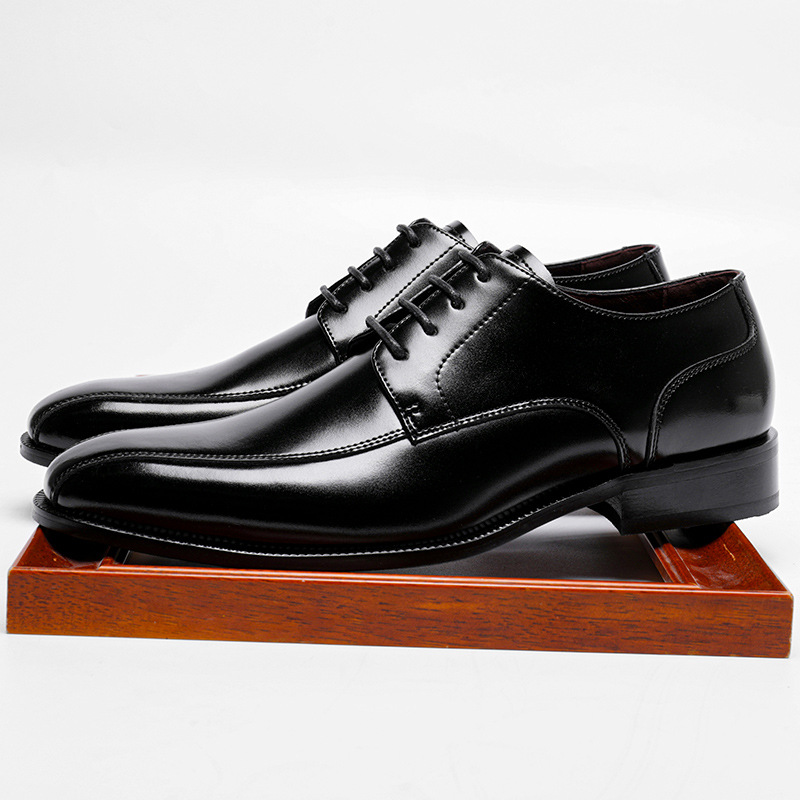 Estilo japonés transfronterizo Primavera Ropa formal zapatos de hombre zapatos de cuero de los hombres negocios de cuero de los hombres retro británico casual piel de vaca zapatos de cuero de los hombres