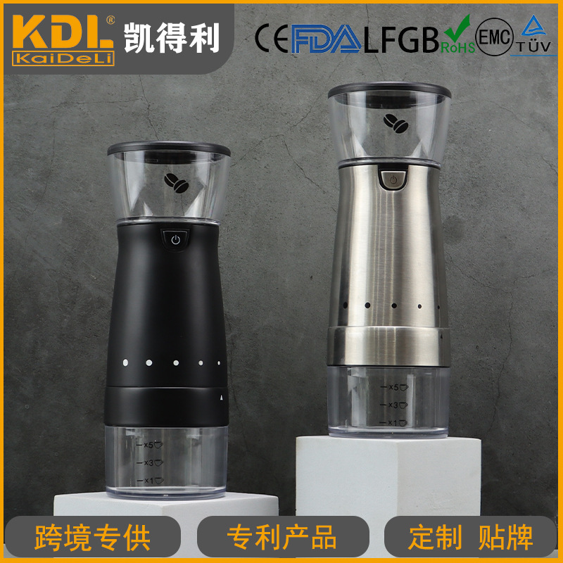 Kaideli 910 household electric coffee machine portable usb coffee grinder small rechargeable coffee grinder