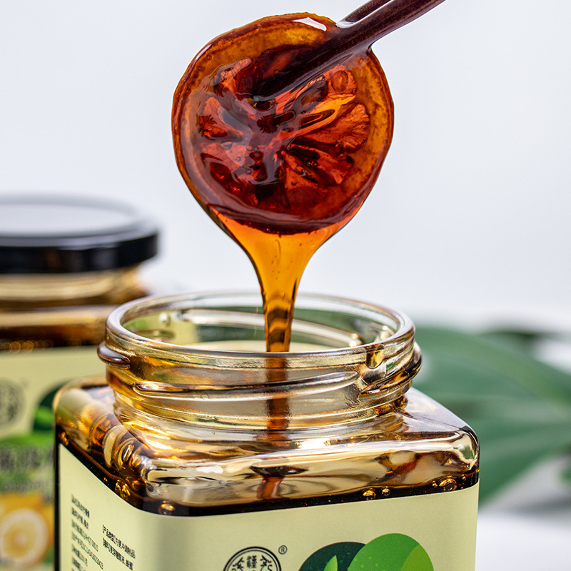 Hanqiao Hall Pinyin Lemon Paste, Sweet and Sour, Instant Drinkable Paste, Wholesale Orange Peel Lemon Paste, One Piece Delivery