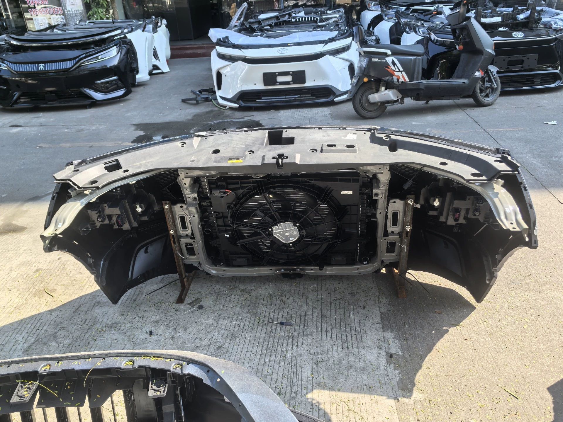 Suitable for Jetour Great Sage: front bumper, front grille, front nose trim, headlights, hood, and fender