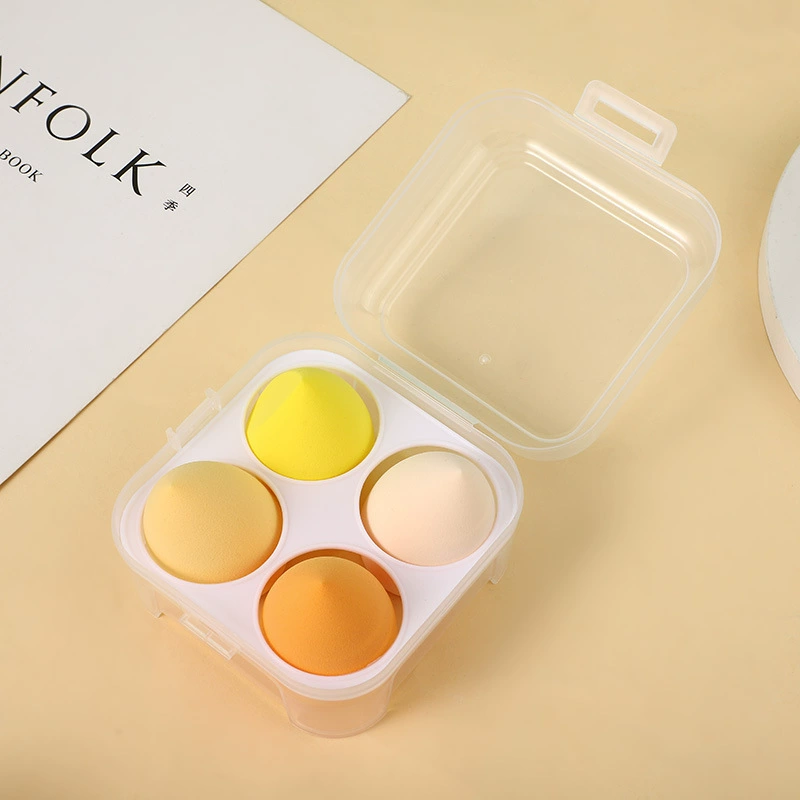 Soft Cosmetic Makeup Sponge Set, 8-Piece Multi-Shape Blending Sponges, Portable Case